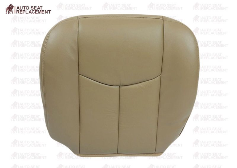 2003 To 2006 Chevy Silverado, Avalanche & GMC Sierra Upholstery Seat covers Tan- 2000 2001 2002 2003 2004 2005 2006- Leather- Vinyl- Seat Cover Replacement- Auto Seat Replacement