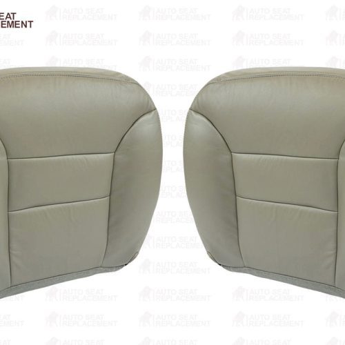 1995 1996 1997 1998 1999 Chevy Tahoe Suburban Silverado Seat Cover Gray- 2000 2001 2002 2003 2004 2005 2006- Leather- Vinyl- Seat Cover Replacement- Auto Seat Replacement