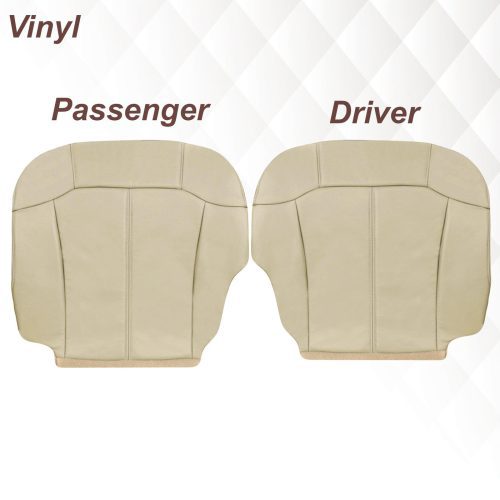 2000-2002 Chevy Tahoe/Suburban Seat Cover in Light Shale Tan: Choose From Variations- 2000 2001 2002 2003 2004 2005 2006- Leather- Vinyl- Seat Cover Replacement- Auto Seat Replacement