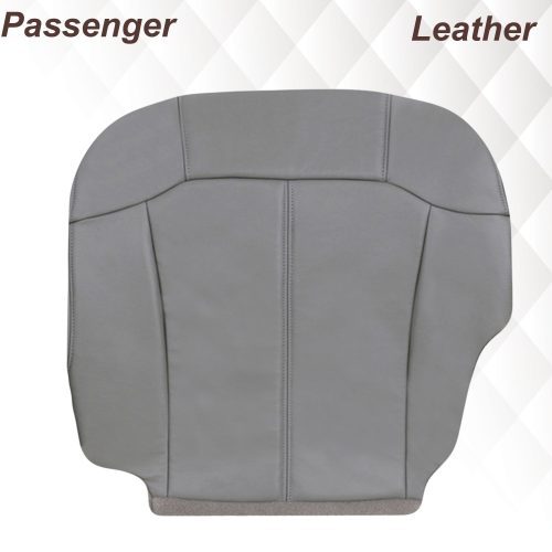 2000-2002 Chevy Tahoe/Suburban Seat Cover in Light Gray: Choose From Variations- 2000 2001 2002 2003 2004 2005 2006- Leather- Vinyl- Seat Cover Replacement- Auto Seat Replacement