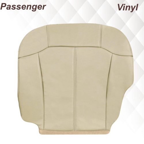 2000-2002 Chevy Tahoe/Suburban Seat Cover in Light Shale Tan: Choose From Variations- 2000 2001 2002 2003 2004 2005 2006- Leather- Vinyl- Seat Cover Replacement- Auto Seat Replacement