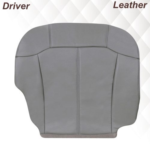 1999-2002 GMC Sierra Seat Cover in Gray: Choose From Variations- 2000 2001 2002 2003 2004 2005 2006- Leather- Vinyl- Seat Cover Replacement- Auto Seat Replacement