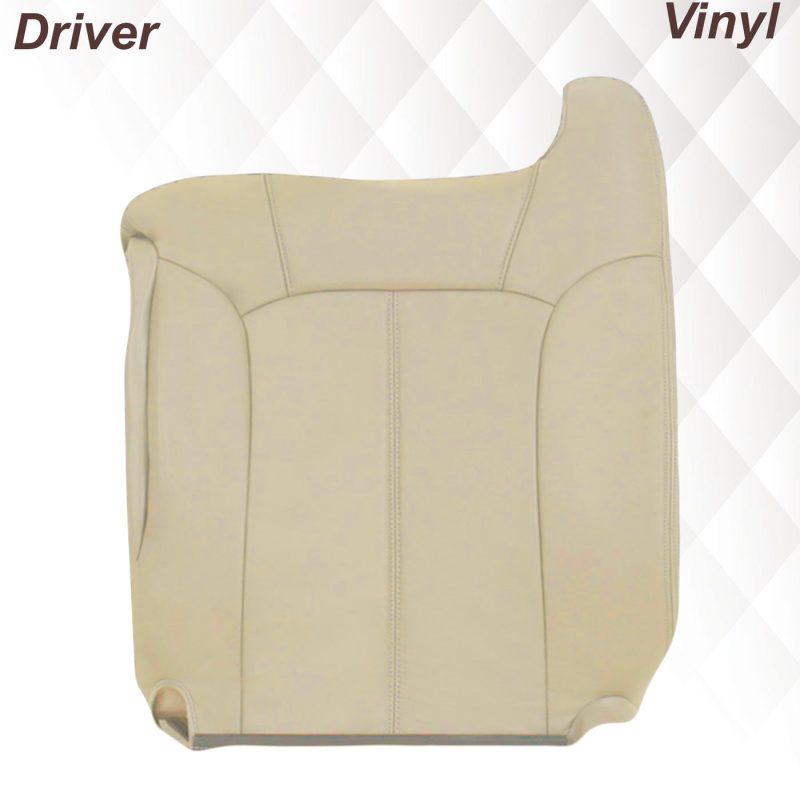 2000-2002 Chevy Tahoe/Suburban Seat Cover in Light Shale Tan: Choose From Variations- 2000 2001 2002 2003 2004 2005 2006- Leather- Vinyl- Seat Cover Replacement- Auto Seat Replacement