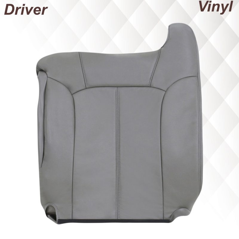 2000-2002 Chevy Tahoe/Suburban Seat Cover in Light Gray: Choose From Variations- 2000 2001 2002 2003 2004 2005 2006- Leather- Vinyl- Seat Cover Replacement- Auto Seat Replacement