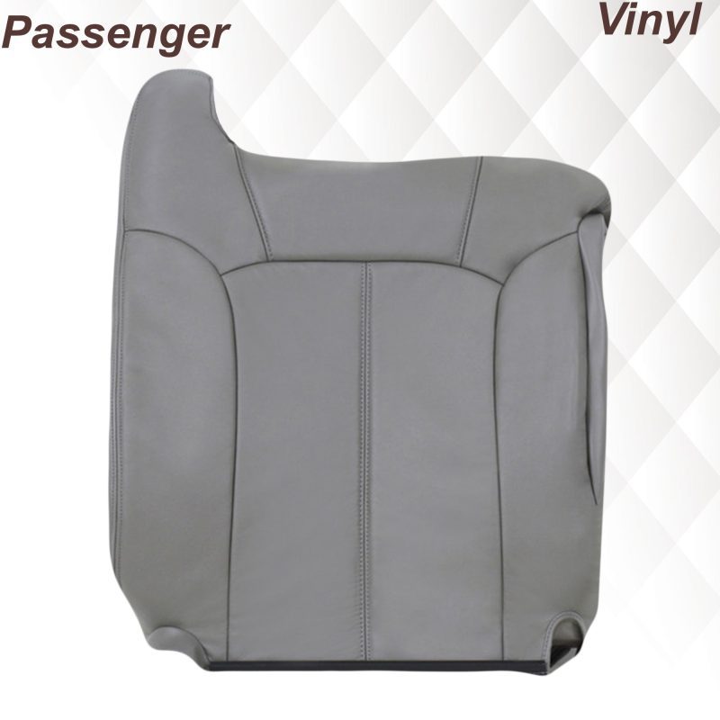 2000-2002 Chevy Tahoe/Suburban Seat Cover in Light Gray: Choose From Variations- 2000 2001 2002 2003 2004 2005 2006- Leather- Vinyl- Seat Cover Replacement- Auto Seat Replacement