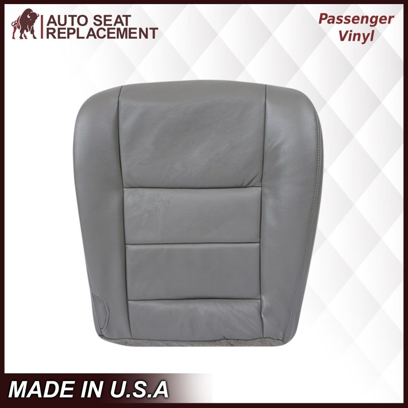 2003-2007 Ford F250/F350/F450/F550 Lariat Seat Cover in Flint Gray: Choose Leather or Vinyl- 2000 2001 2002 2003 2004 2005 2006- Leather- Vinyl- Seat Cover Replacement- Auto Seat Replacement