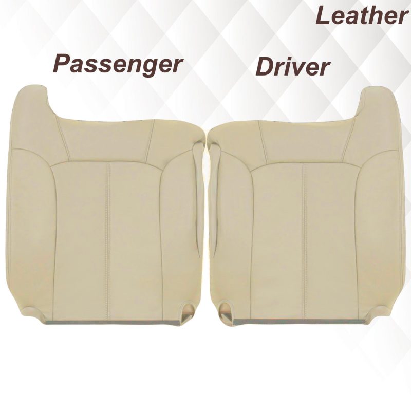 2000-2002 Chevy Tahoe/Suburban Seat Cover in Light Shale Tan: Choose From Variations- 2000 2001 2002 2003 2004 2005 2006- Leather- Vinyl- Seat Cover Replacement- Auto Seat Replacement