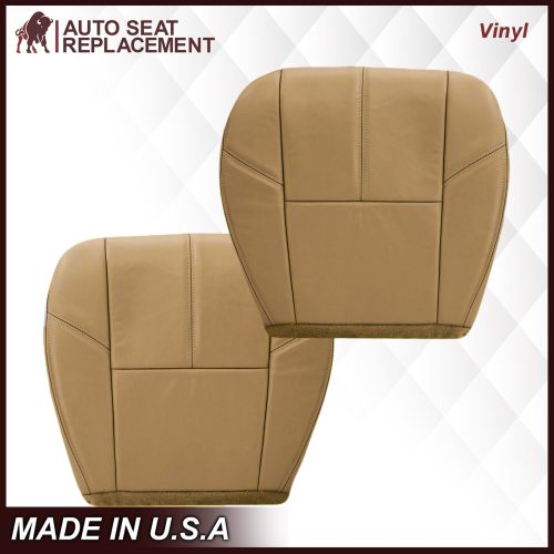 2007-2014 GMC Yukon/Sierra Seat Cover In Tan: Choose From Variation- 2000 2001 2002 2003 2004 2005 2006- Leather- Vinyl- Seat Cover Replacement- Auto Seat Replacement