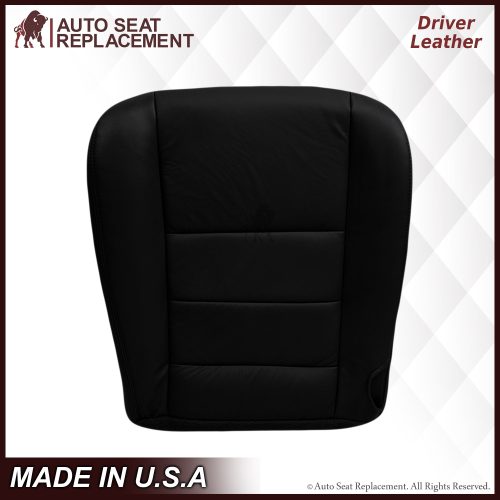 2002-2007 Ford F250/F350/F450/F550 Lariat Seat Cover in Black: Choose Leather or Vinyl- 2000 2001 2002 2003 2004 2005 2006- Leather- Vinyl- Seat Cover Replacement- Auto Seat Replacement