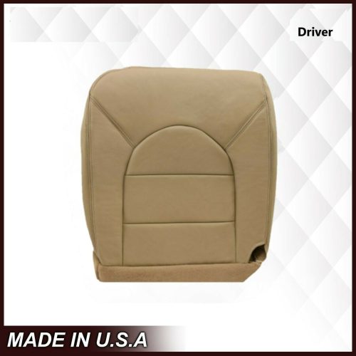 For 2000 Ford F250 F350 Lariat Super Duty Replacement Seat Cover In Tan- 2000 2001 2002 2003 2004 2005 2006- Leather- Vinyl- Seat Cover Replacement- Auto Seat Replacement