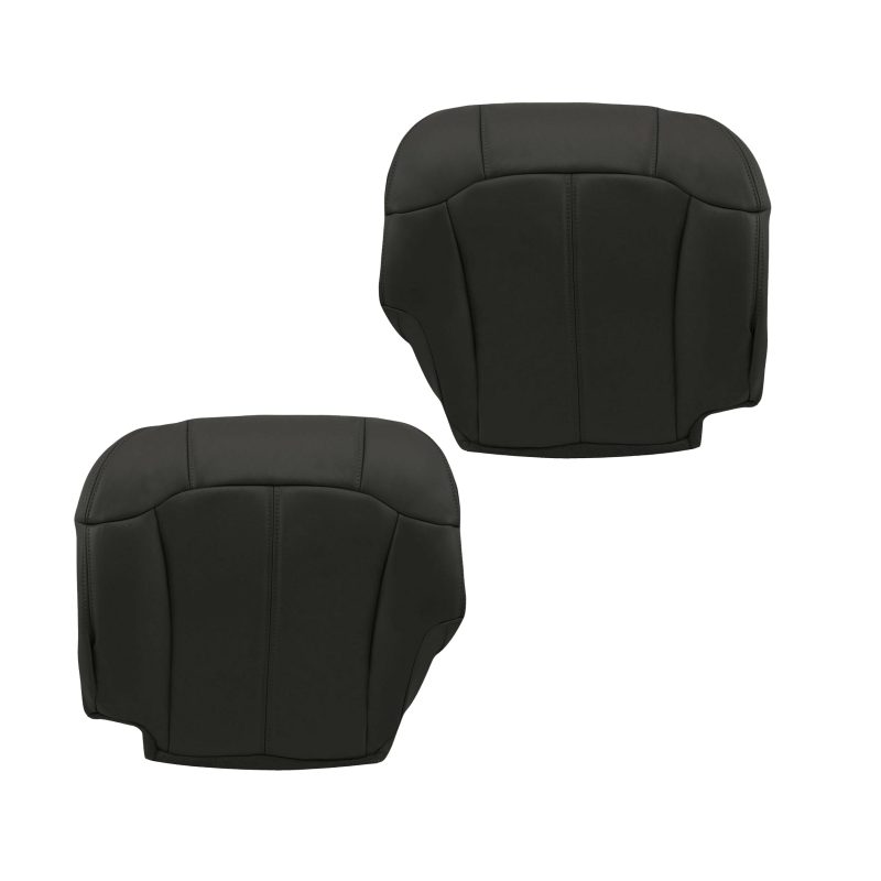 1999-2002 Chevy Silverado Seat Cover in Dark Graphite "Dark Gray": Choose From Variations- 2000 2001 2002 2003 2004 2005 2006- Leather- Vinyl- Seat Cover Replacement- Auto Seat Replacement