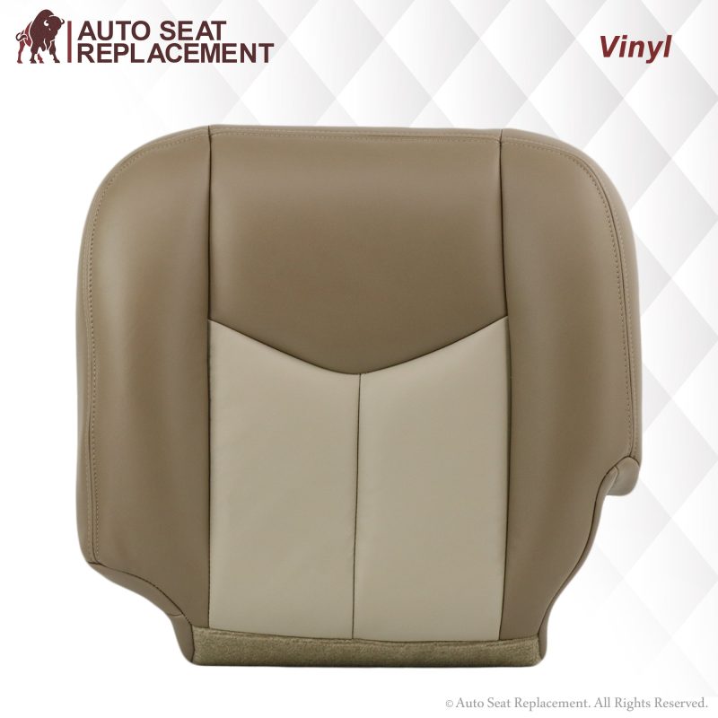 2003-2006 GMC Yukon Denali Seat Cover in 2 Tone Tan: Choose From Variants- 2000 2001 2002 2003 2004 2005 2006- Leather- Vinyl- Seat Cover Replacement- Auto Seat Replacement