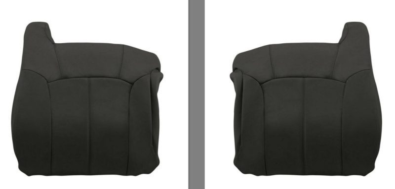 1999-2002 Chevy Silverado Seat Cover in Dark Graphite "Dark Gray": Choose From Variations- 2000 2001 2002 2003 2004 2005 2006- Leather- Vinyl- Seat Cover Replacement- Auto Seat Replacement