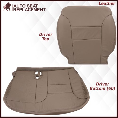 1995-1999 Chevy Tahoe/Suburban/Silverado Seat Cover in Tan (60/40 Bench Bottoms): Choose your options- 2000 2001 2002 2003 2004 2005 2006- Leather- Vinyl- Seat Cover Replacement- Auto Seat Replacement