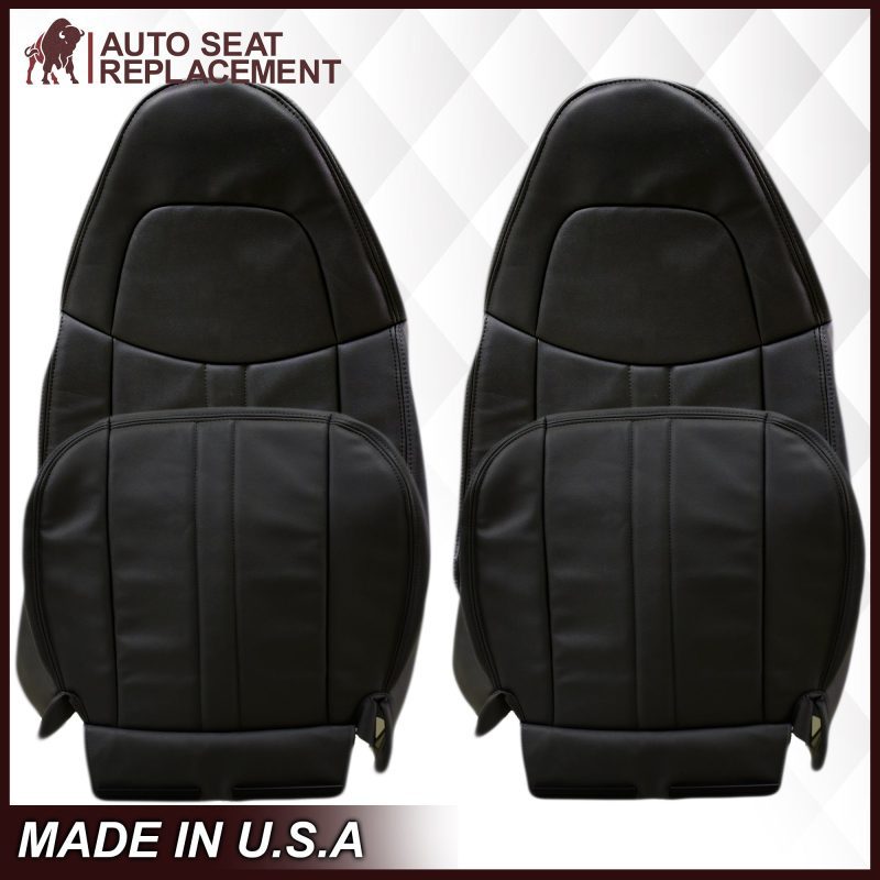 2003-2009 Chevy C Series Kodiak Vinyl Seat Cover in Dark Gray- 2000 2001 2002 2003 2004 2005 2006- Leather- Vinyl- Seat Cover Replacement- Auto Seat Replacement