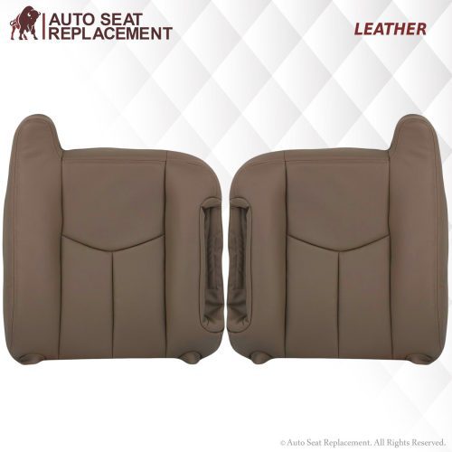 2003-2007 Chevy Silverado/Avalanche Seat Cover in Tan: Choose Leather or Vinyl- 2000 2001 2002 2003 2004 2005 2006- Leather- Vinyl- Seat Cover Replacement- Auto Seat Replacement