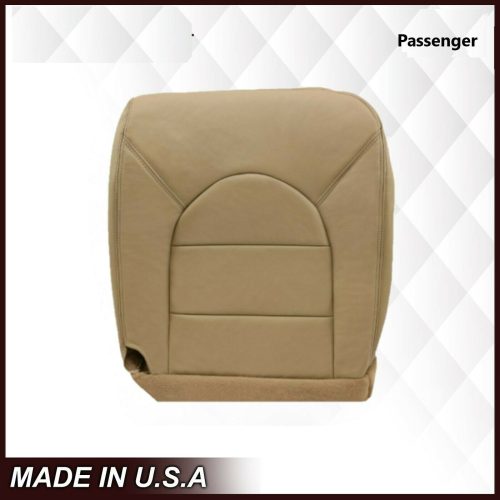 For 2000 Ford F250 F350 Lariat Super Duty Replacement Seat Cover In Tan- 2000 2001 2002 2003 2004 2005 2006- Leather- Vinyl- Seat Cover Replacement- Auto Seat Replacement