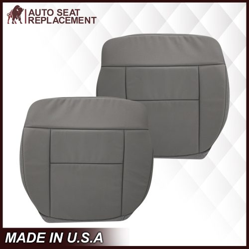 2004 2005 2006 2007 2008 Ford F150 Lariat Cloth Seat Covers in Medium Flint Gray- 2000 2001 2002 2003 2004 2005 2006- Leather- Vinyl- Seat Cover Replacement- Auto Seat Replacement