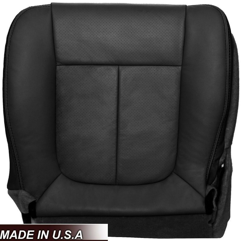 2009 2010 2011 2012 2013 2014 Ford F150 Lariat Driver Bottom Perforated Leather Seat Cover- 2000 2001 2002 2003 2004 2005 2006- Leather- Vinyl- Seat Cover Replacement- Auto Seat Replacement