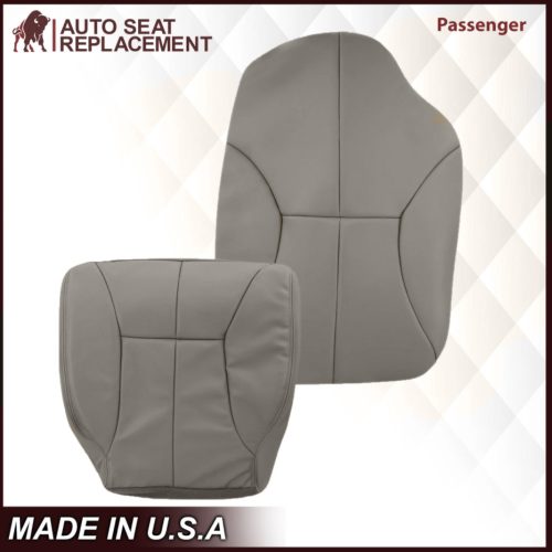 1998-2002 Dodge Ram 1500 2500 3500 Seat Cover in Mist Gray: Choose From Variation- 2000 2001 2002 2003 2004 2005 2006- Leather- Vinyl- Seat Cover Replacement- Auto Seat Replacement