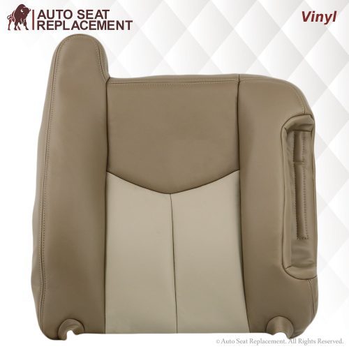 2003-2006 GMC Yukon Denali Seat Cover in 2 Tone Tan: Choose From Variants- 2000 2001 2002 2003 2004 2005 2006- Leather- Vinyl- Seat Cover Replacement- Auto Seat Replacement